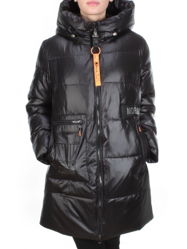 YR-980 BLACK Куртка зимняя женская АЛИСА (200 гр. холлофайбера) размер 50
