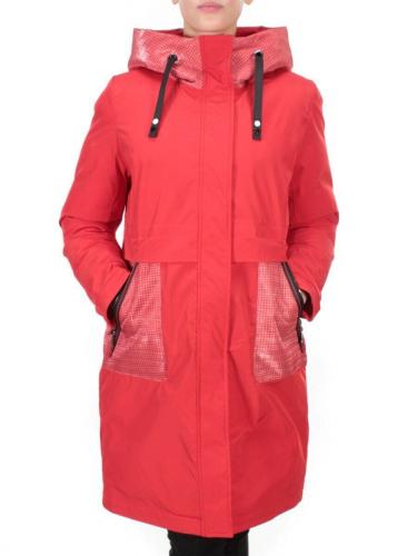 2090 RED Куртка зимняя женская AIKESDFRS (200 гр. холлофайбера) размер 56 российский