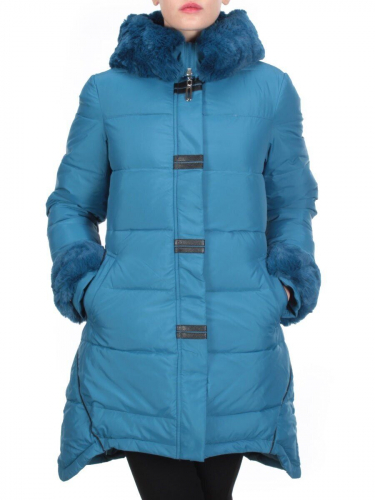 B15-888 GRAY/BLUE Куртка зимняя женская KEMIRA (200 гр. холлофайбера) размер XL - 48/50 российский