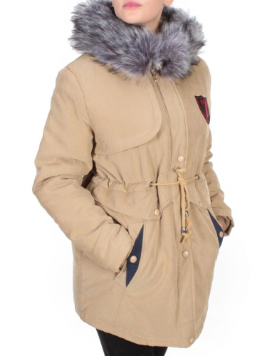 537 BEIGE Куртка парка зимняя женская KSV (150 гр. тинсулейт) размер 48/50российский