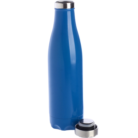 77010-3 Термобутылка 500мл. Soft синяя (х20)