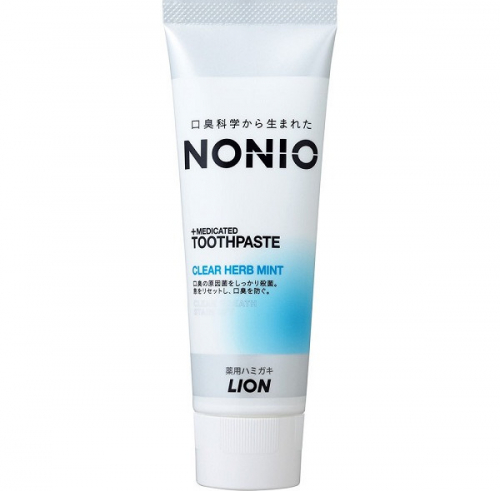 [LION] Профилактическая зубная паста NONIO для уд.неприятного запаха,отбеливания,очищения т предотвр.кариеса,130г