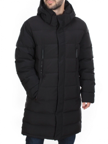 4102 BLACK Куртка мужская зимняя ROMADA (200 гр. био-пух) размер 46