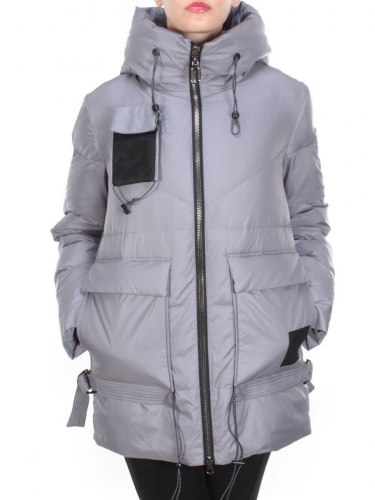8912 GRAY Куртка зимняя женская CORUSKY (200 гр. холлофайбера) размер 44