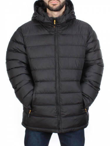 4015-L BLACK Куртка мужская зимняя ROMADA (200 гр. холлофайбер) размер 54