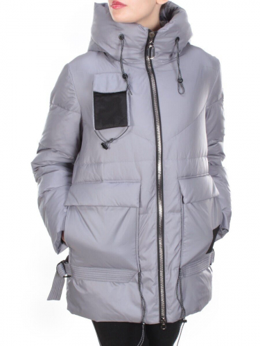 8912 GRAY Куртка зимняя женская CORUSKY (200 гр. холлофайбера) размер 44