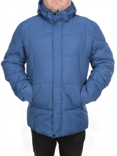 3333A BLUE Куртка мужская зимняя MEGA SELECT(200 гр. холлофайбер) размер 64