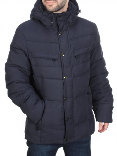 J8265 DEEP BLUE Куртка мужская зимняя NEW B BEK (150 гр. холлофайбер) размер L - 48российский