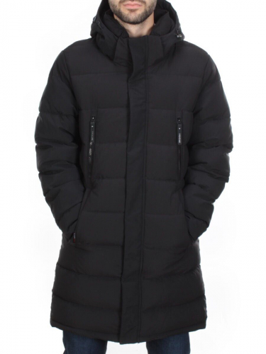 4102 BLACK Куртка мужская зимняя ROMADA (200 гр. био-пух) размер 46