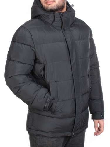 4020L BLACK Куртка мужская зимняя ROMADA (200 гр. холлофайбер) размеры 50-52-54-56-58-60