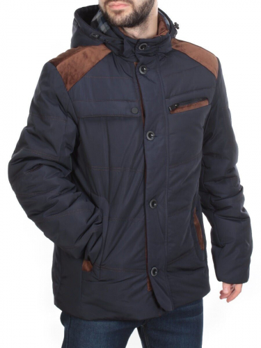 J8270 DEEP BLUE Куртка мужская зимняя NEW B BEK (150 гр. холлофайбер) размер M - 46 российский