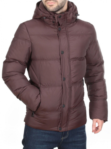 F83007 DK COFFEE Куртка мужская зимняя NEW B BEK (150 гр. холлофайбер) размеры 40-42-44-46-48