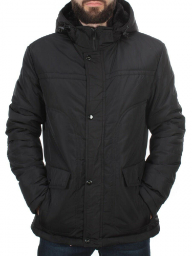 5175 BLACK Куртка мужская зимняя SEWOL (150 гр. холлофайбер) размер 2XL - 52российский