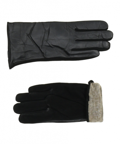 Перчатки жен кожаные Черный GL-219026
