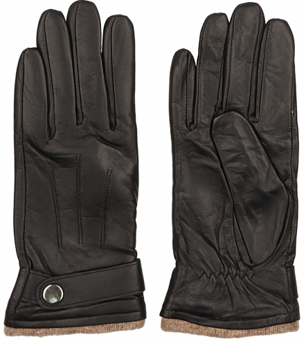 Перчатки женские кожаные Черный GL-219028