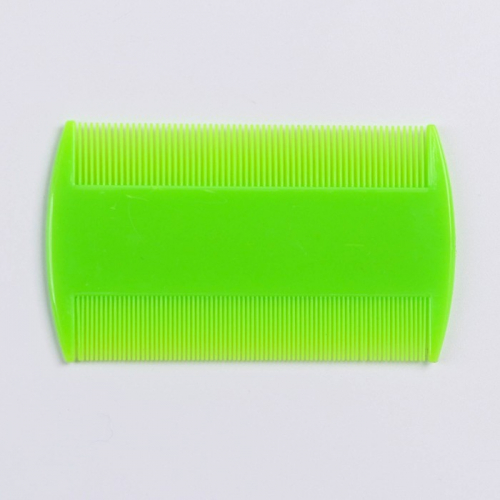 Расчёска для вычесывания блох, 8,8 х 5,2 см, светло-зелёная