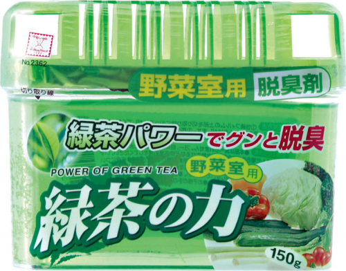 Поглотитель неприятных запахов для овощного отделения холодильника с экстрактом зеленого чая