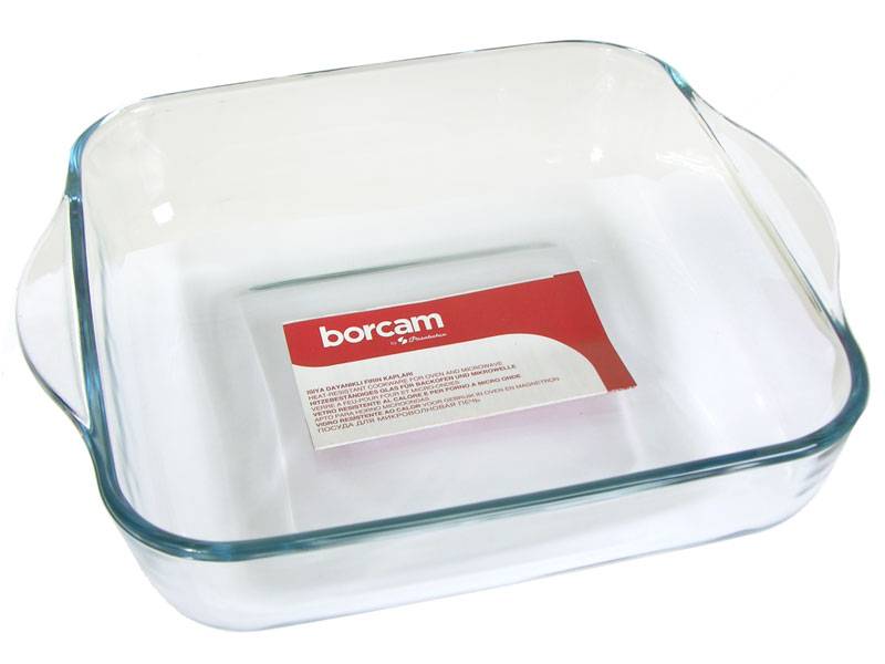 Форма жаропрочная квадратная 1950мл 256*256мм с пл.крышкой