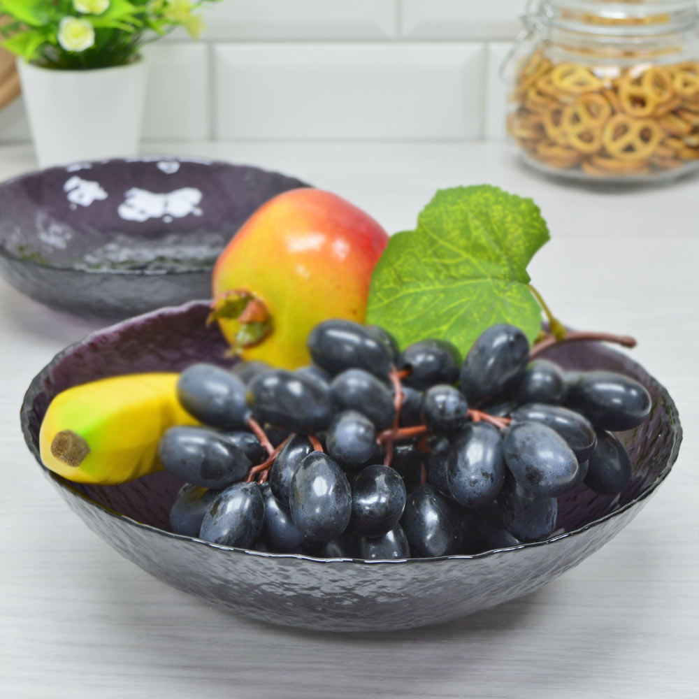 Салатник 240мм Haze, закаленное стекло