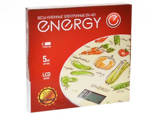 Весы кухонные электронные ENERGY EN-403 Овощи круглые
