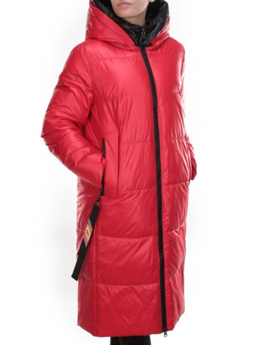 2239 RED Пальто женское зимнее AKIDSEFRS (200 гр. холлофайбера) размер 50