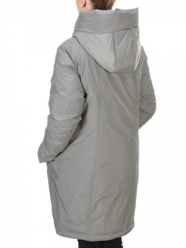 21-975 GREY Пальто зимнее женское AIKESDFRS (200 гр. холлофайбера) размер 52