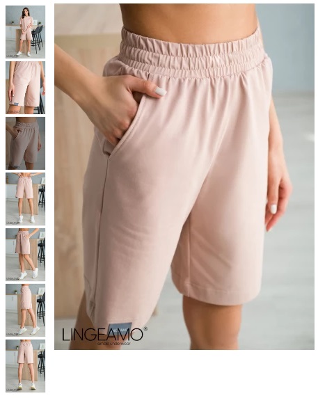 Удлиненные трикотажные женские шорты Lingeamo