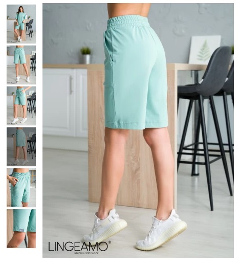 Удлиненные трикотажные женские шорты Lingeamo