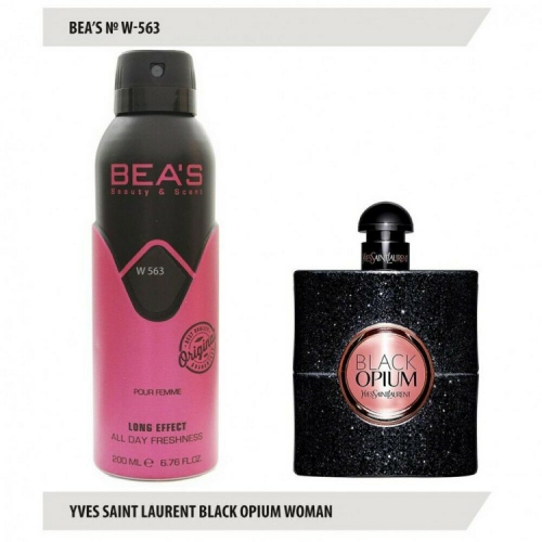 Дезодорант BEA'S W 563 - Yves Saint Laurent Black Opium (Для женщин) 200ml копия