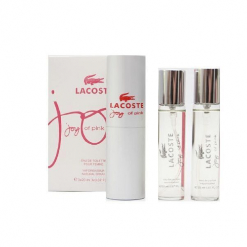 Lacoste JOY of PINK EDT 3*20ml копия