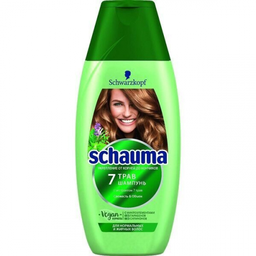 Шампунь Schauma 7 трав 380ml