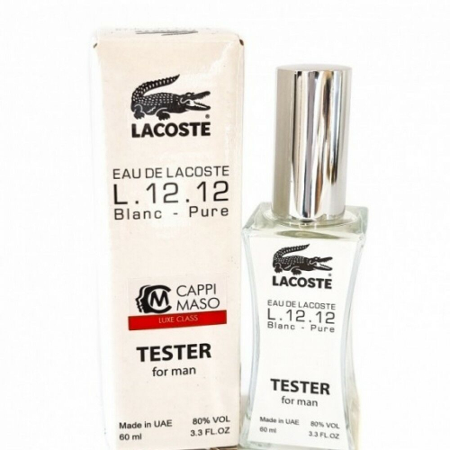 Lacoste L.12.12 Blanc (для мужчин) Тестер мини 60ml (K) копия