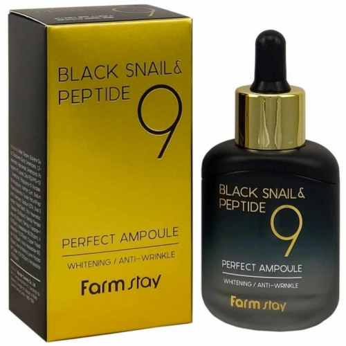 Сыворотка Farm Stay Black Snail & Peptide
