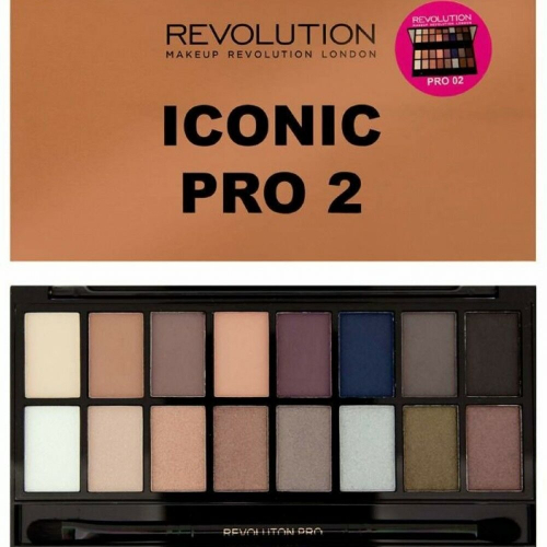 Палетка теней Makeup Revolution Iconic Pro 2 16цв копия