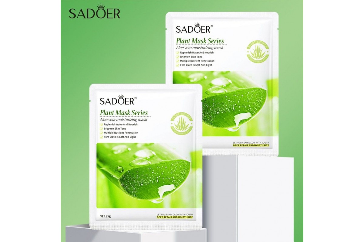 Sadoer vitamin c. Тканевые маски sadoer. Sadoer маска для лица тканевая. Маски тканевые sadoer Plant Mask Series.