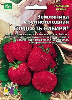 ягоды Земляника Гордость Сибири® (крупнопл.) 10 шт ц/п Уральский дачник