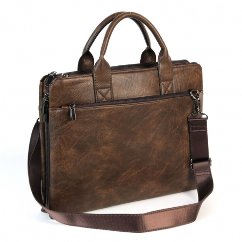 Мужская сумка-портфель 8862-3 Браун