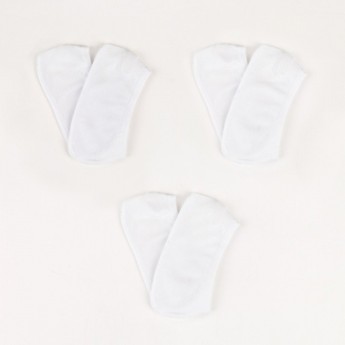 Набор женских носков-подследников (3 пары) MINAKU размер 36-37 (23 см)