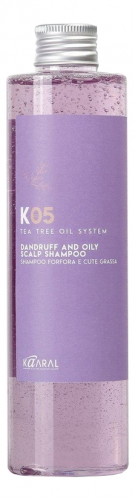 К05 DANDRUFF AND OILY SCALP SHAMPOO ML 250. ШАМПУНЬ ОТ ПЕРХОТИ ДЛЯ ЖИРНОЙ КОЖИ ГОЛОВЫ