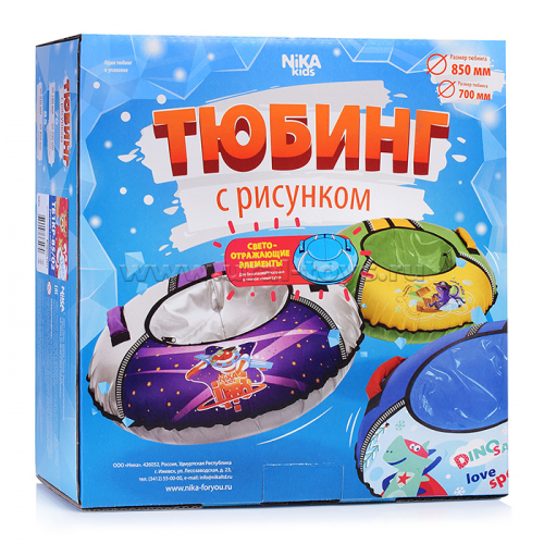 Игрушка. Тюбинг с рисунком 85см (с олененком)