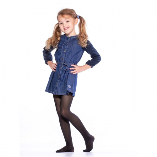 Колготки детские OMSA kids Collant GIRL 40 Nero, размер 9-12