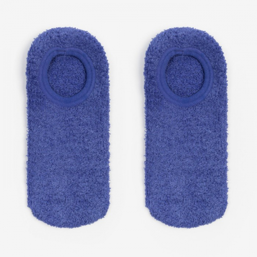 Носки нескользящие, цвет индиго, размер 36-39