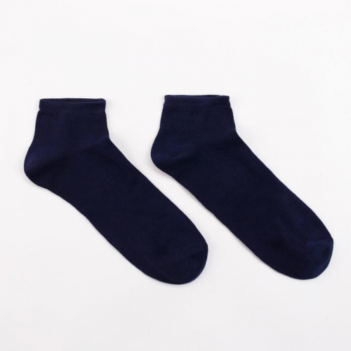 Носки мужские, цвет тёмно-синий, размер 25