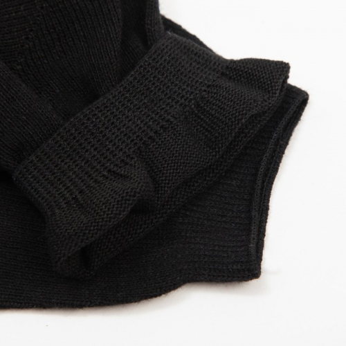 Носки женские, цвет чёрный, размер 23