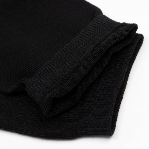Носки мужские «Усики», цвет чёрный, размер 25