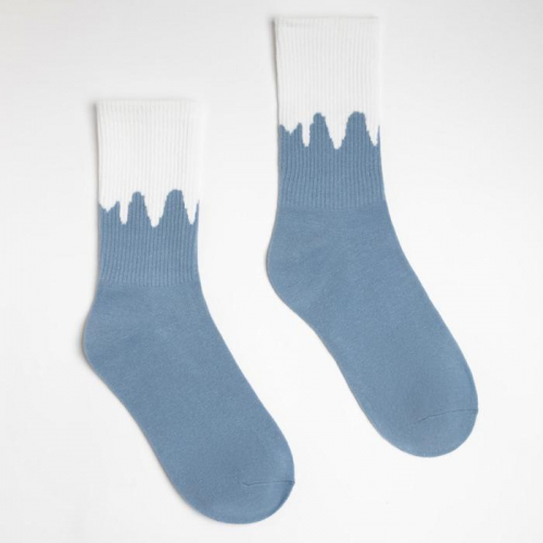 Носки MINAKU, цвет синий, р-р 36-41 (23-27 см)