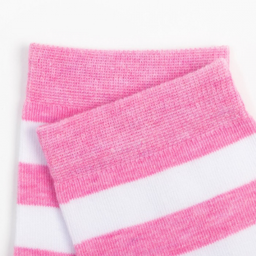 Носки женские, цвет розовый меланж, размер 23-25 см