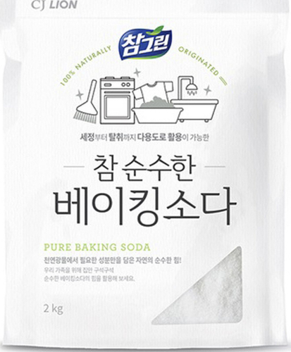 LION Chamgreen Pure Baking Soda Универсальное чистящее средство Chamgreen для кухонных поверхностей и посуды 2кг