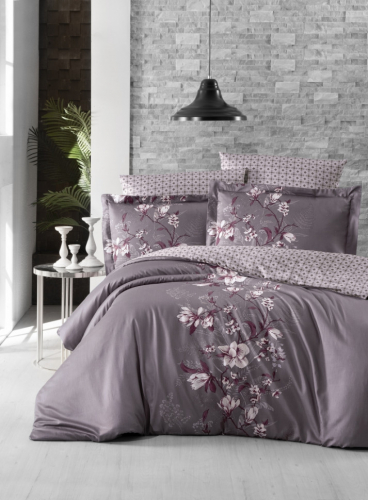 КПБ FIRST CHOICE Cotton Satin Evan Lilac S-476