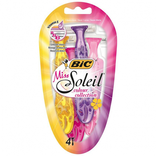 Станок для бритья одноразовый BiC Soleil Miss (4шт.) для женщин